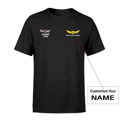 The Cessna 152 aviation design printed on soft cotton small-logo T-shirt.