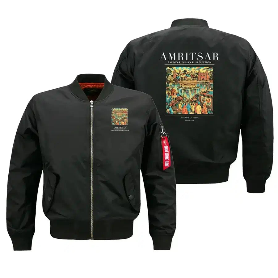 AMRITSAR - Poster - Bomber Jacket - Black