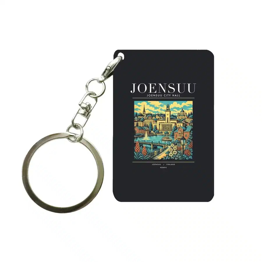 JOENSUU - Poster - Key Chain - Black