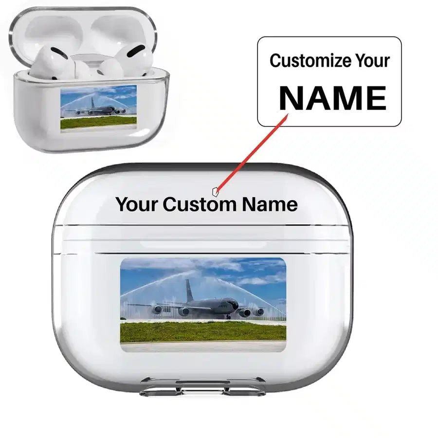 US Air Force Big Jet AirPods Pro transparent case - view 1