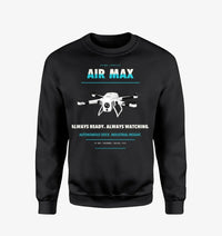 Thumbnail for Percepto Air Max design on black sweatshirt
