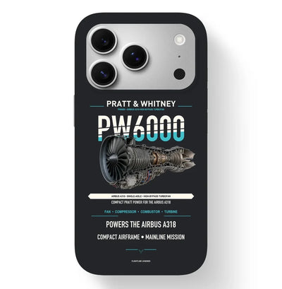 PW6000 Case design on black iphone case