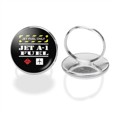 Jet Fuel Only aviation ring in stainless steel.