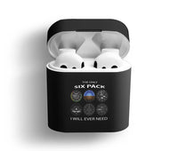 Thumbnail for The Only Six Pack I Will Ever Need AirPods plastic case - Black