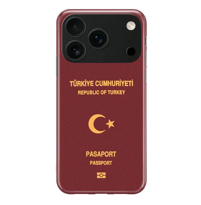 Turkey Passport iPhone Case