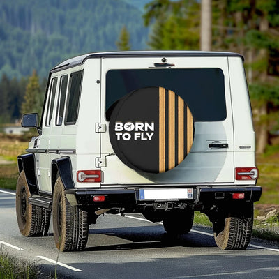Born to Fly Tire Cover