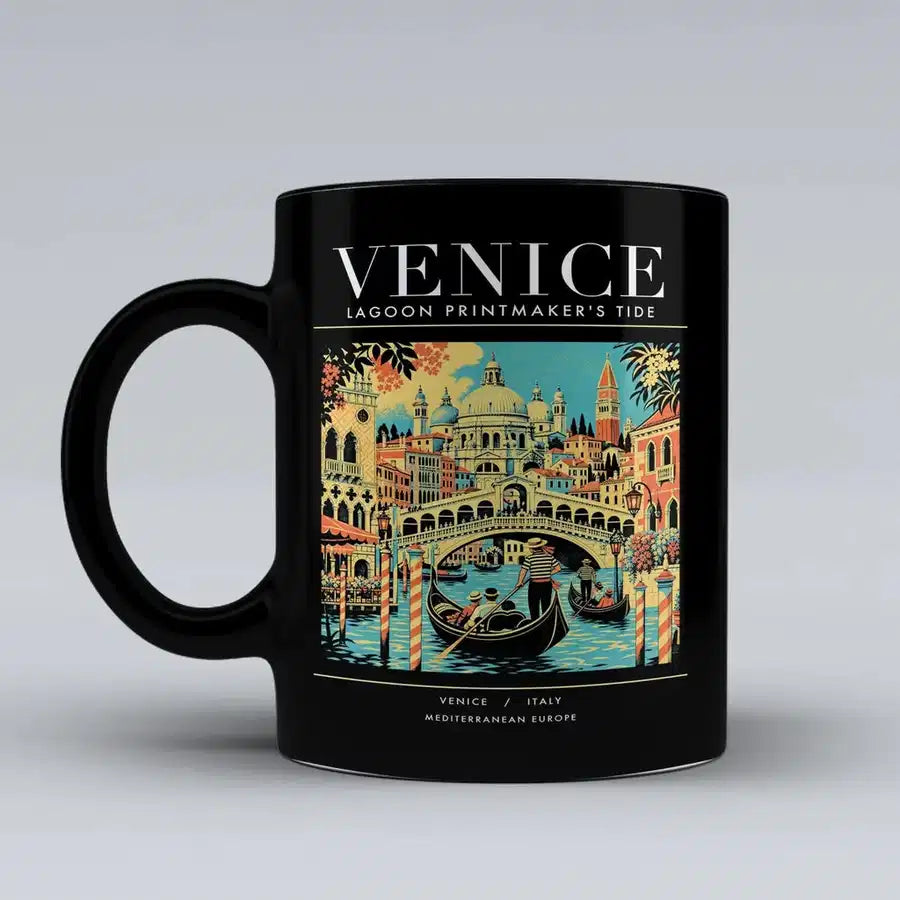 VENICE - Poster - Mug - Black