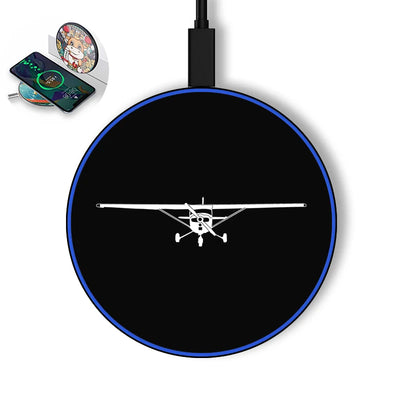 Cessna 172 Silhouette aviation design on durable build wireless charger.