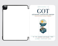 Thumbnail for Göteborg Landvetter Airport (GOT) design on white ipad tablet case