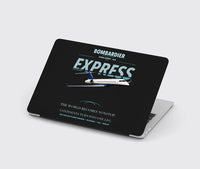 Thumbnail for Bombardier Global Express design on black MacBook case