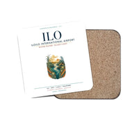 Thumbnail for Iloilo International Airport (ILO) design on white 1 piece coaster
