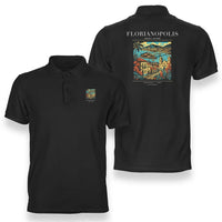 Thumbnail for FLORIANOPOLIS - Poster - Double-Side Polo - Black