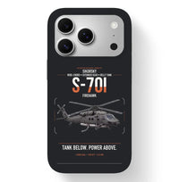 Thumbnail for Sikorsky S-70i FIREHAWK design on black magsafe iphone case, for iPhone 17 Pro