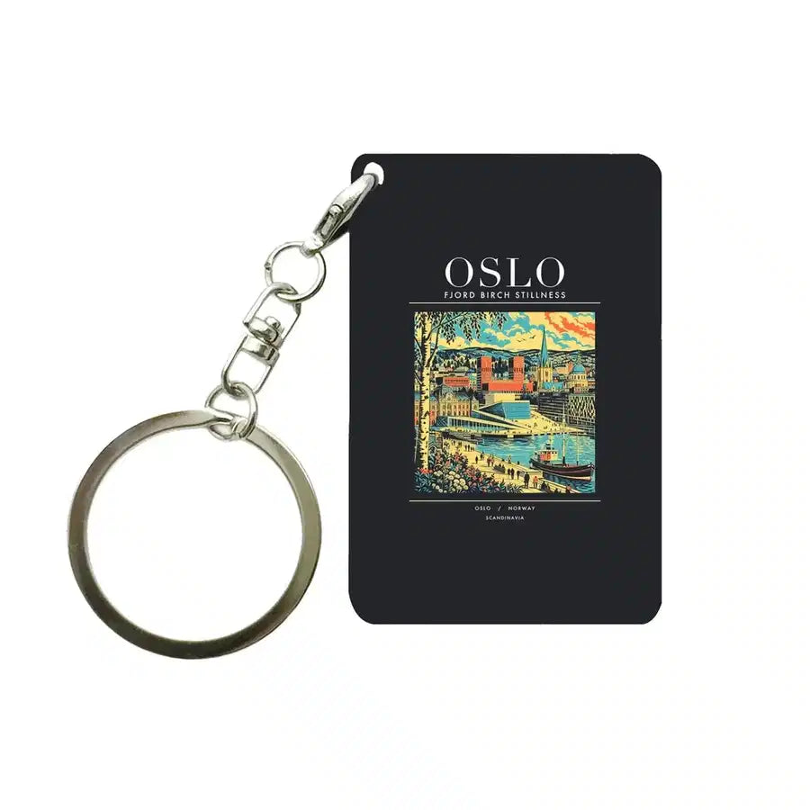OSLO - Poster - Key Chain - Black
