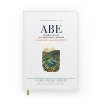 Thumbnail for Lehigh Valley International Airport Allentown-Bethlehem-Easton (ABE) design on white notebook