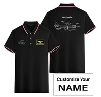 Thumbnail for How Planes Fly Stylish Polo T-Shirts (Double-Side) aviation design printed on soft cotton stylish double-side polo.