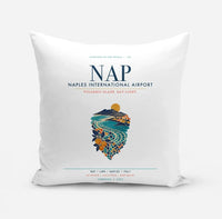 Thumbnail for Naples International Airport (NAP) design on white pillow