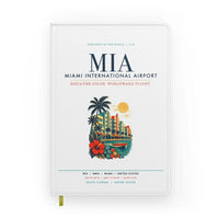 Thumbnail for Miami International Airport (MIA) design on white notebook