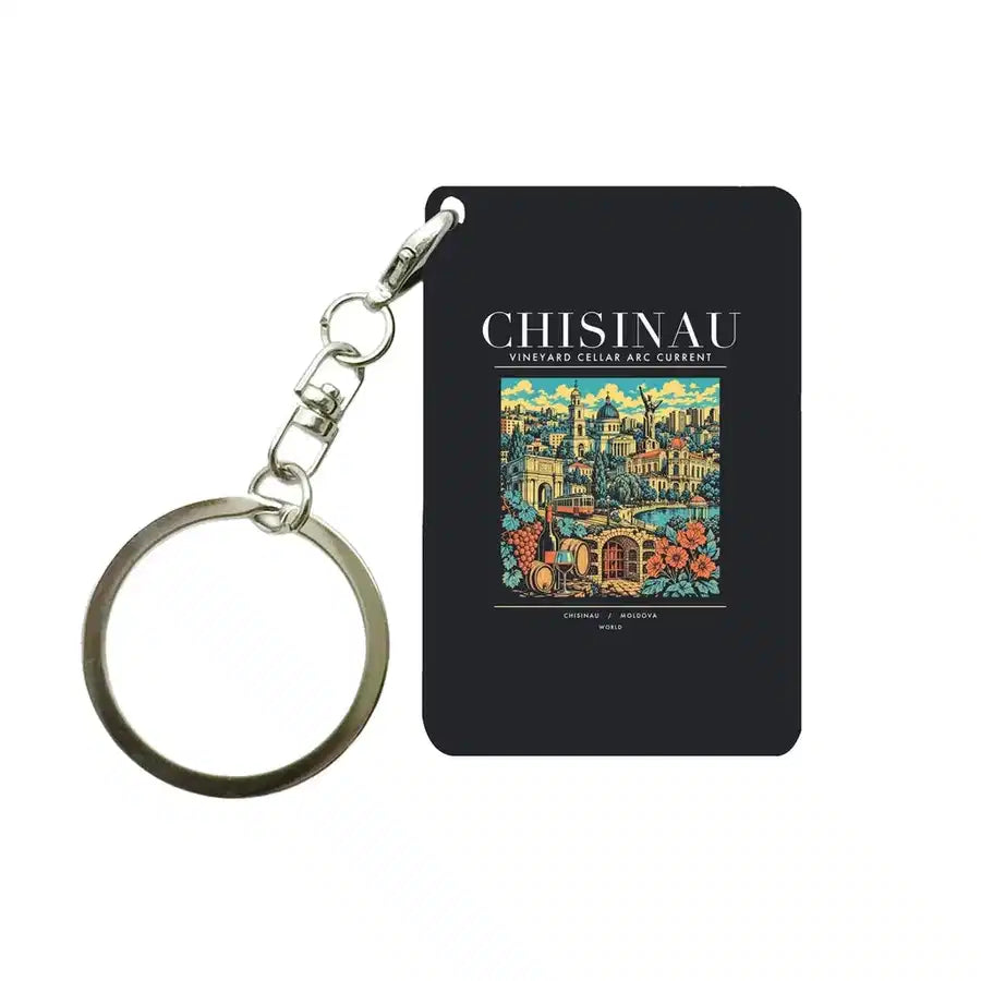 CHISINAU - Poster - Key Chain - Black