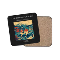 Thumbnail for The Pontoon Picnic - Designed Coasters design on black 1-piece
