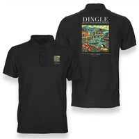 Thumbnail for DINGLE - Poster - Double-Side Polo - Black