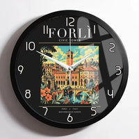 Thumbnail for FORLÌ - Poster - Wall Clock Framed - Black