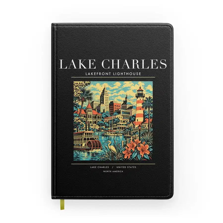 LAKE CHARLES - Poster - Notebook - Black
