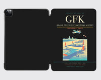 Thumbnail for Grand Forks International Airport (GFK) design on black ipad tablet case