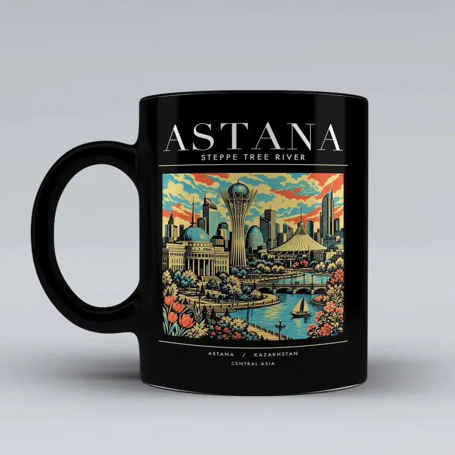 ASTANA - Poster - Mug - Black