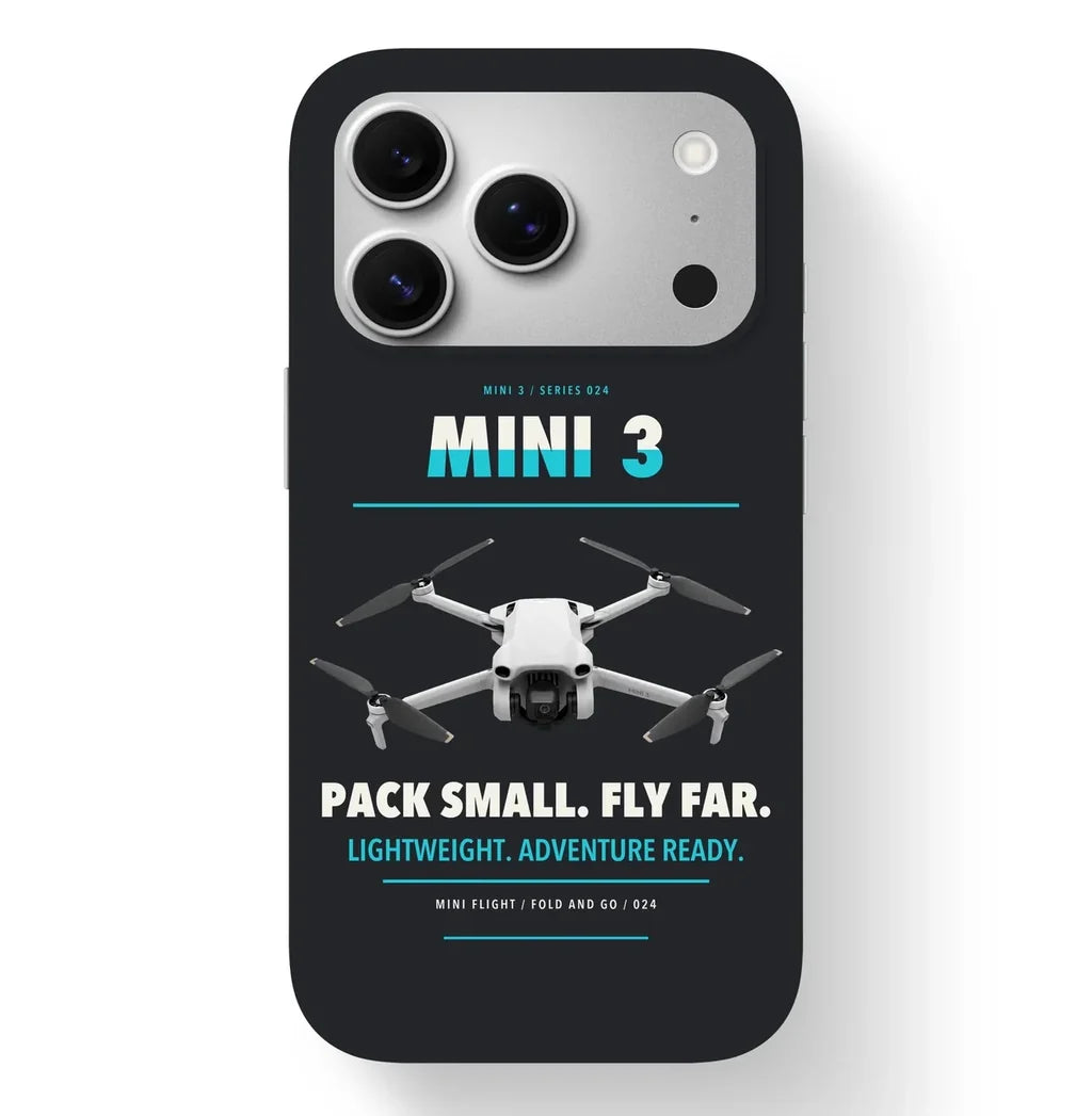 DJI Mini 3 Case design on black iphone case