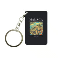 Thumbnail for MALAGA - Poster - Key Chain - Black