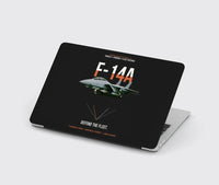 Thumbnail for F-14A Tomcat Defend The Fleet design on black MacBook case