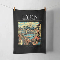 Thumbnail for LYON - Poster - Towel - Black