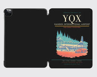 Thumbnail for Gander International Airport (YQX) design on black ipad tablet case