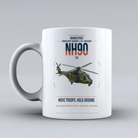 Thumbnail for NHIndustries NH90 TTH design on white ceramic mug, double-side print
