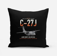 Thumbnail for C-27J Spartan design on black pillow