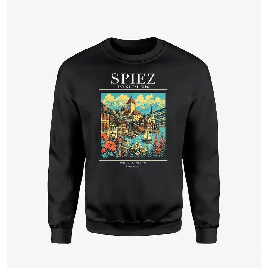 SPIEZ - Poster - Sweatshirt - Black