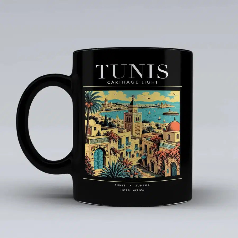 TUNIS - Poster - Mug - Black