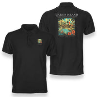 Thumbnail for MARCO ISLAND - Poster - Double-Side Polo - Black