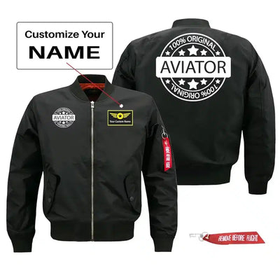 %100 Original Aviator Pilot Jackets (Customizable) aviation design printed on comfortable shell with classic fit designed jacket.