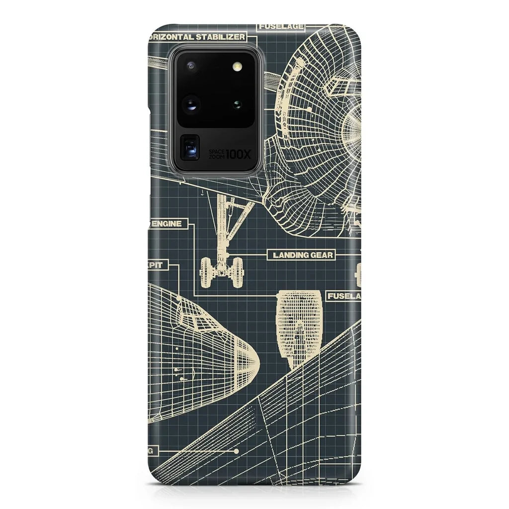 Airplanes Fuselage & Details Samsung Case
