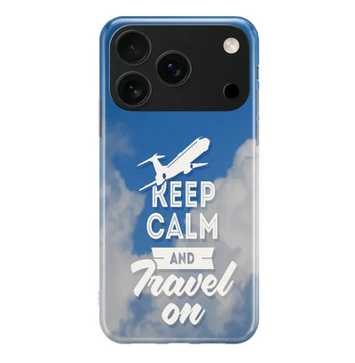 Keep Calm and Travel iPhone Case
