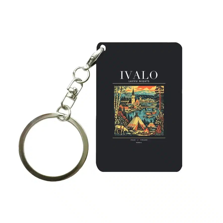IVALO - Poster - Key Chain - Black