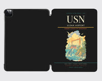 Thumbnail for Ulsan Airport (USN) design on black ipad tablet case