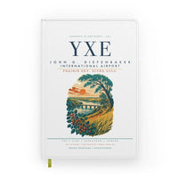 Thumbnail for Saskatoon John G. Diefenbaker International Airport (YXE) design on white notebook