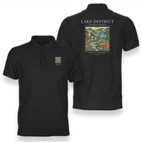 Thumbnail for LAKE DISTRICT - Poster - Double-Side Polo - Black