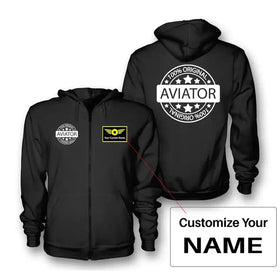 %100 Original Aviator Zipped Hoodies