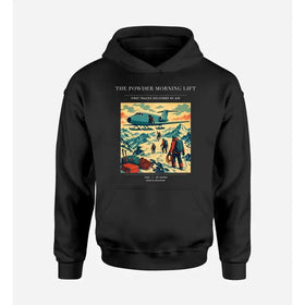 Single-Side Printing — The Powder Morning Lift Double-Side Hoodie