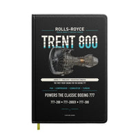 Thumbnail for TRENT 800 design on black notebook