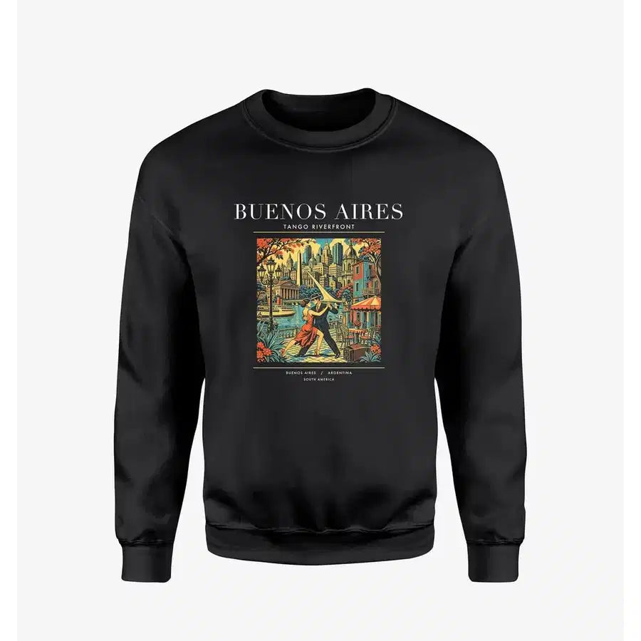 BUENOS AIRES - Poster - Sweatshirt - Black